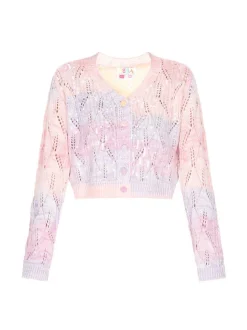 IZIA Damen Strickjacke in mehrfarbig