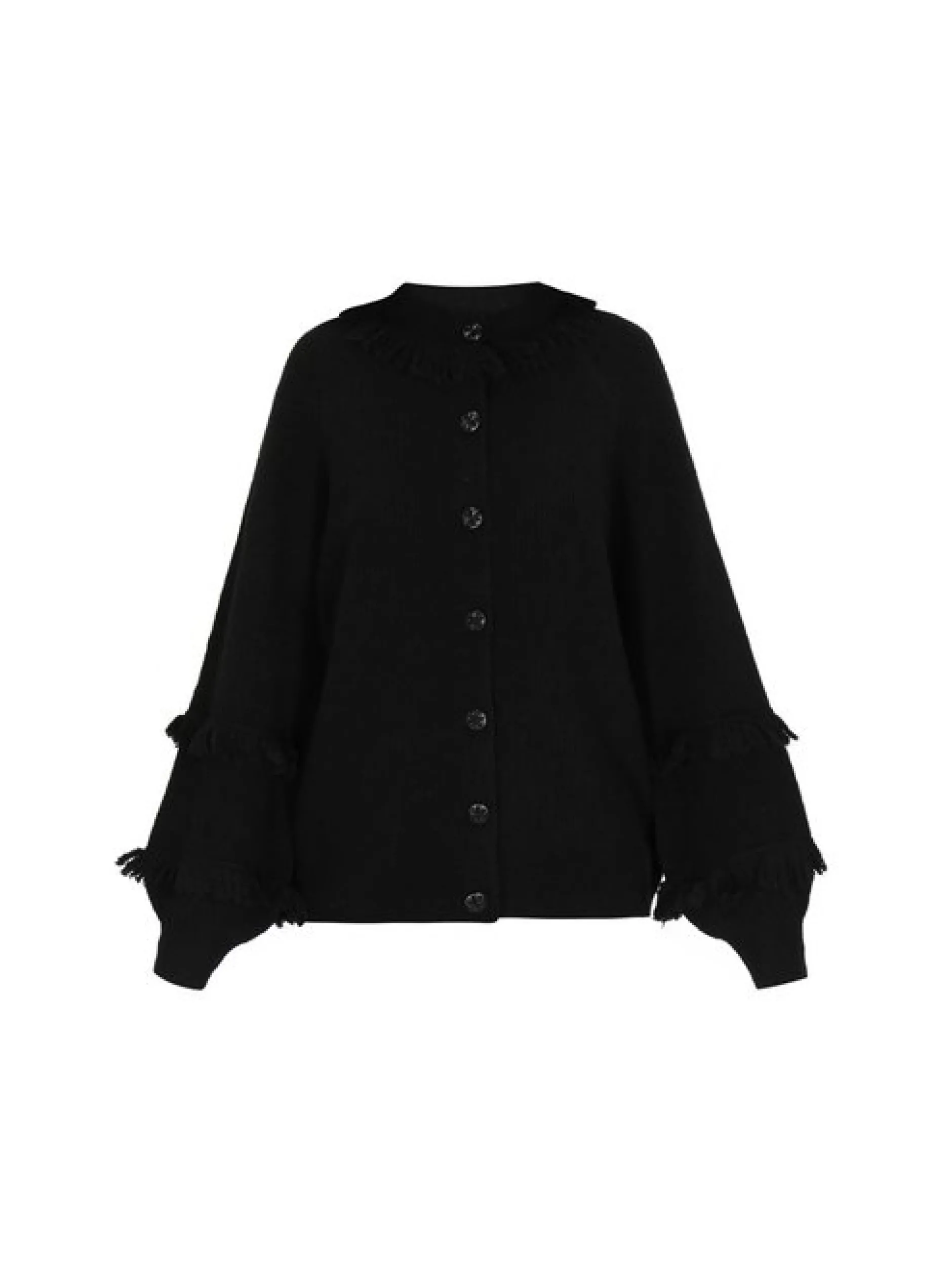 IZIA Damen Strickjacke in schwarz