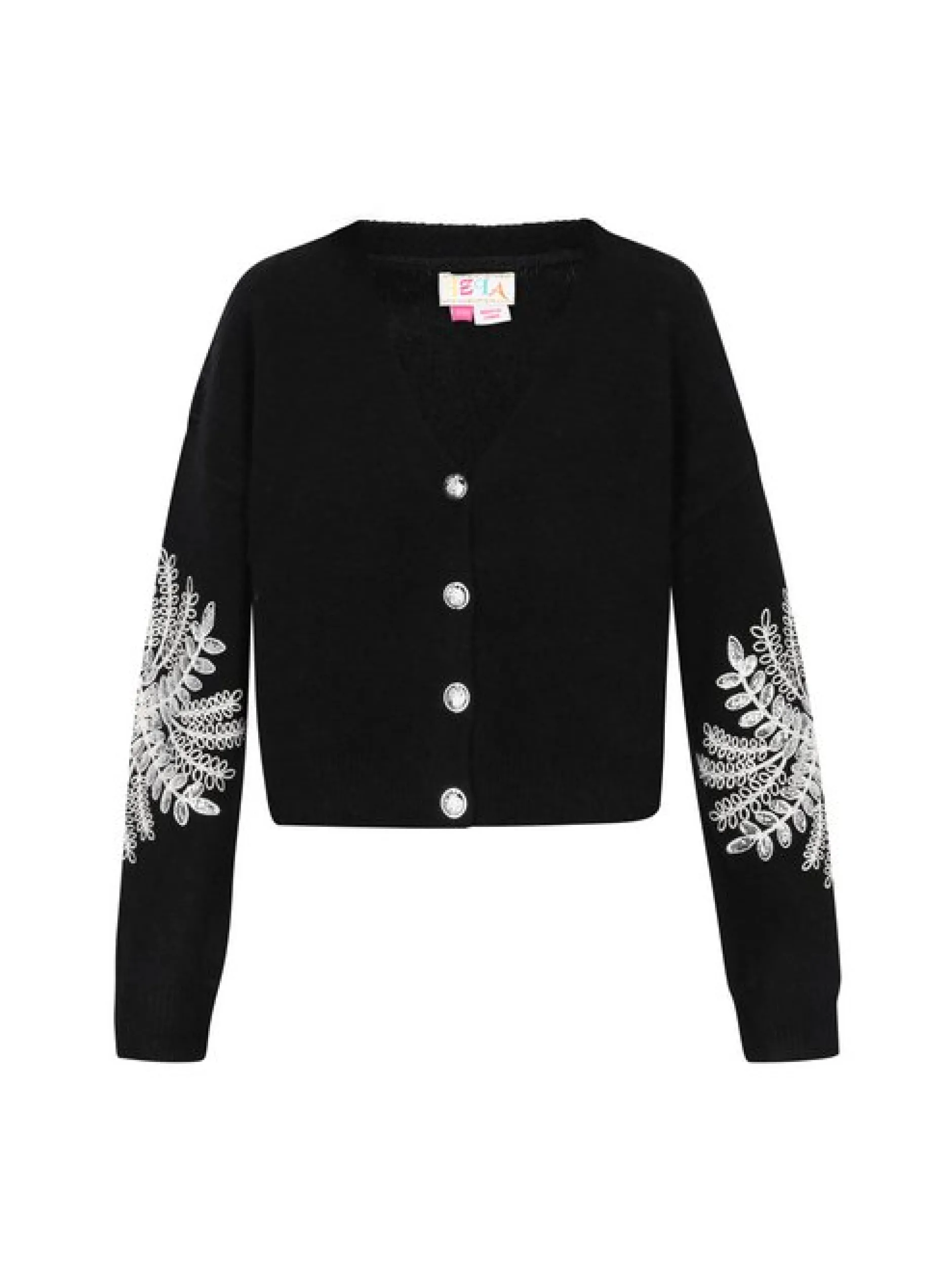 IZIA Damen Strickjacke in schwarz