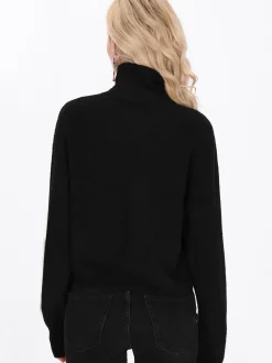 IZIA Damen Strickjacke in schwarz