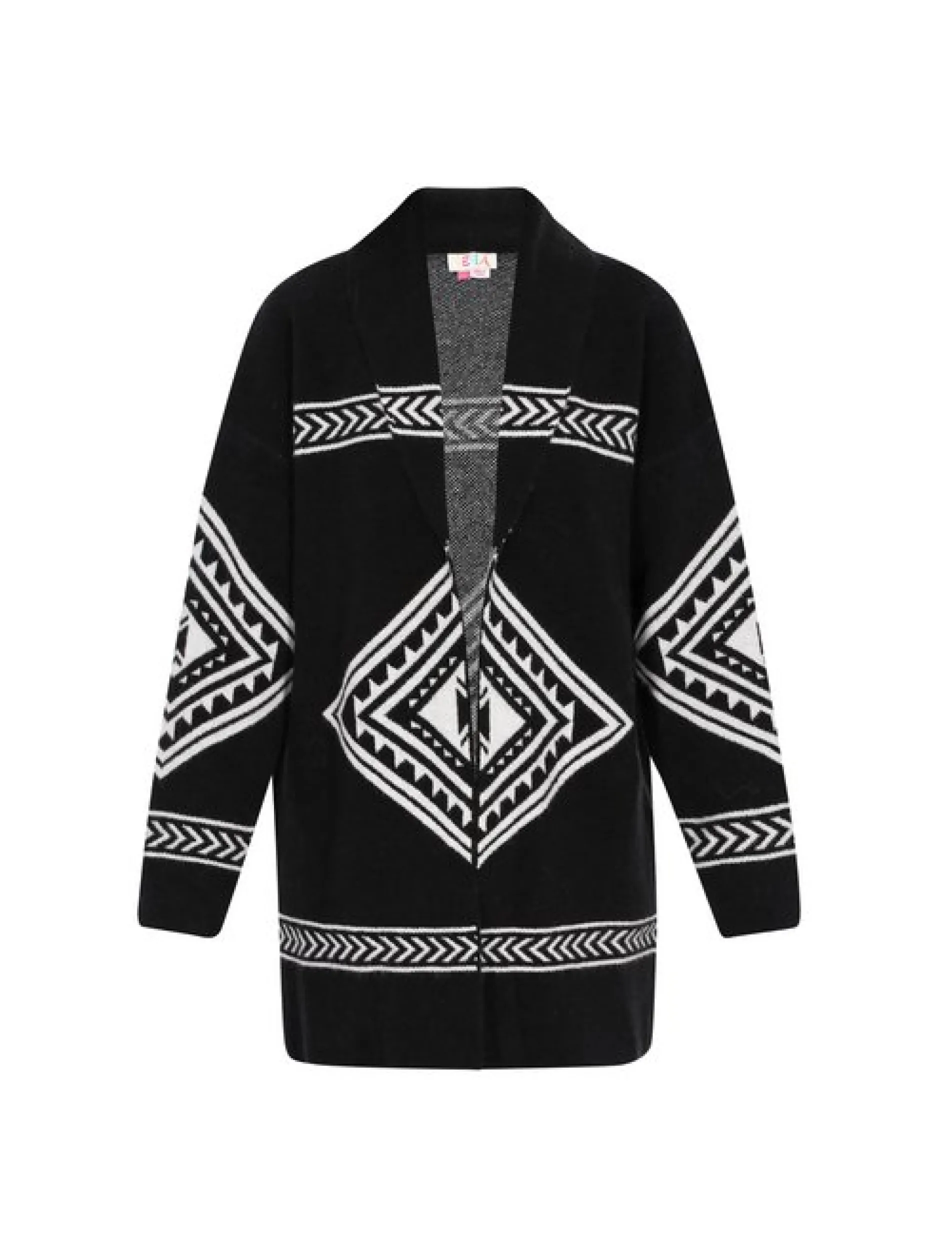IZIA Damen Strickjacke in schwarz