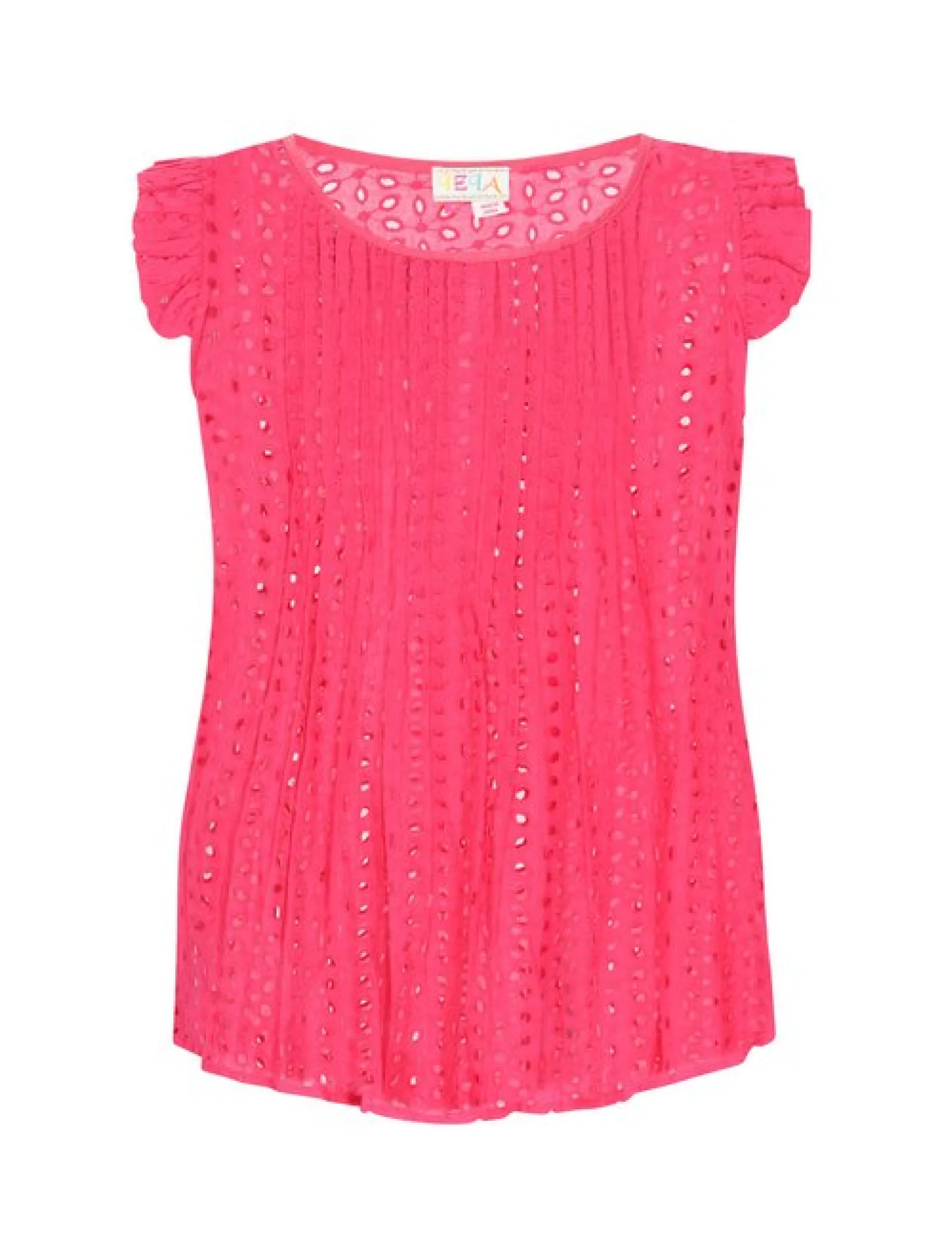 IZIA Damen Top in fuchsia - Ausschnitt: Rundhals