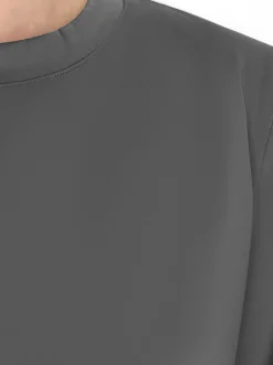 IZIA Damen T-Shirt in grau - Ausschnitt: Rundhals