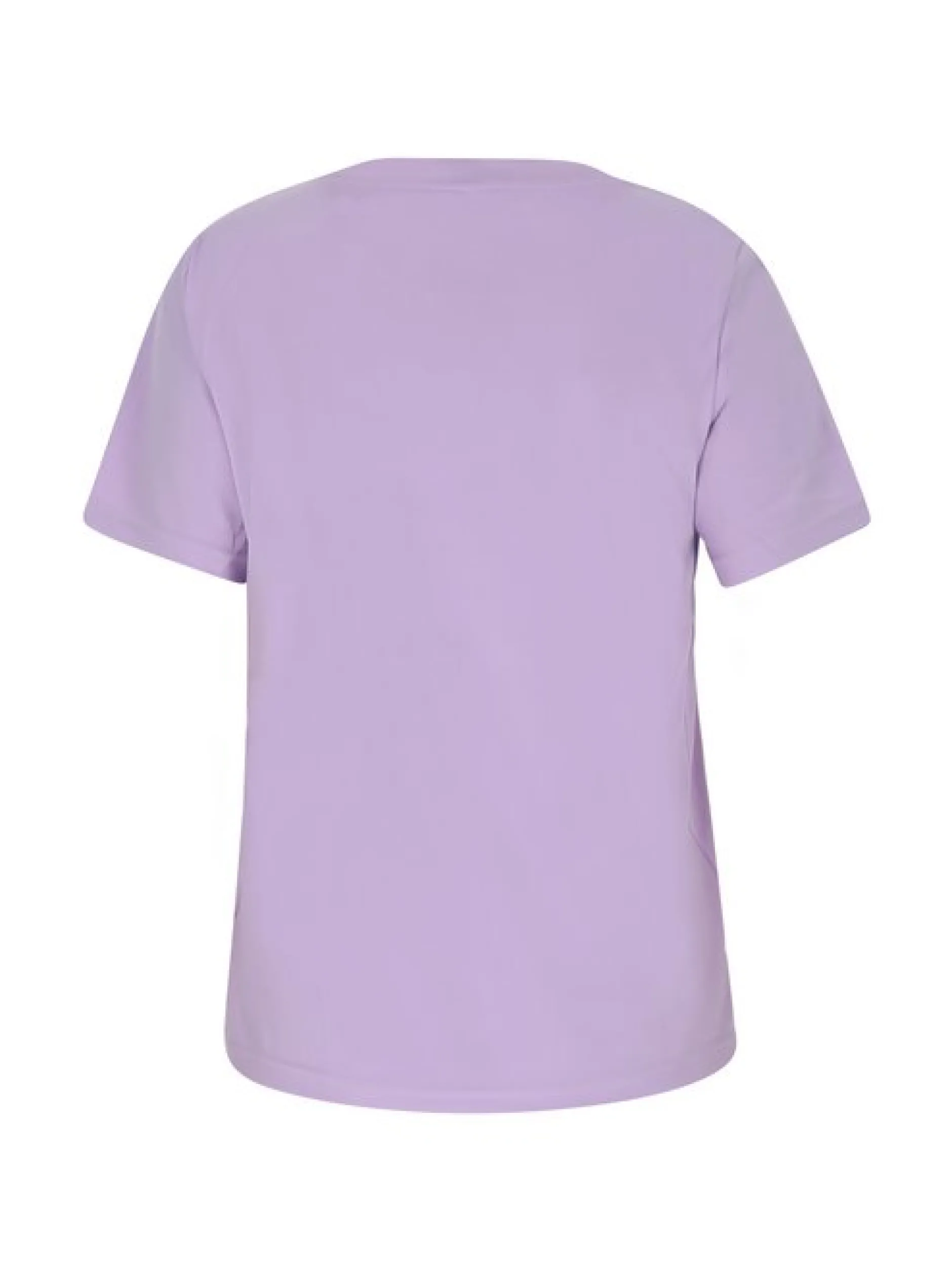 IZIA Damen T-Shirt in lila - Ausschnitt: Rundhals