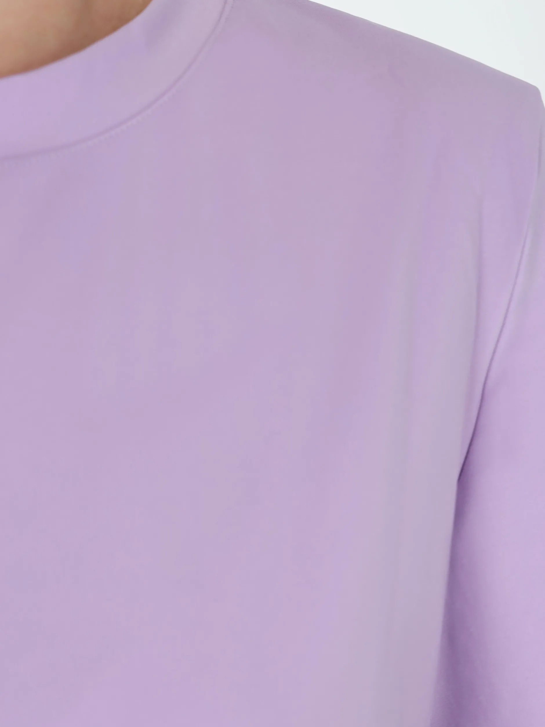 IZIA Damen T-Shirt in lila - Ausschnitt: Rundhals
