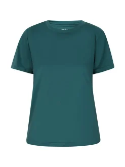 IZIA Damen T-Shirt in petrol - Ausschnitt: Rundhals