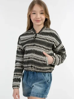 IZIA Mädchen Bomberjacke in schwarz