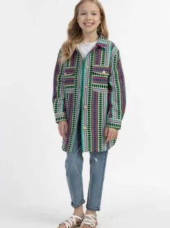 IZIA Mädchen Hemdjacke in türkis