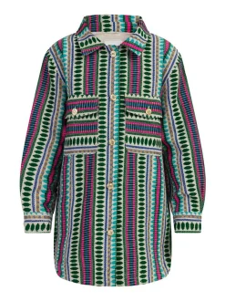 IZIA Mädchen Hemdjacke in türkis