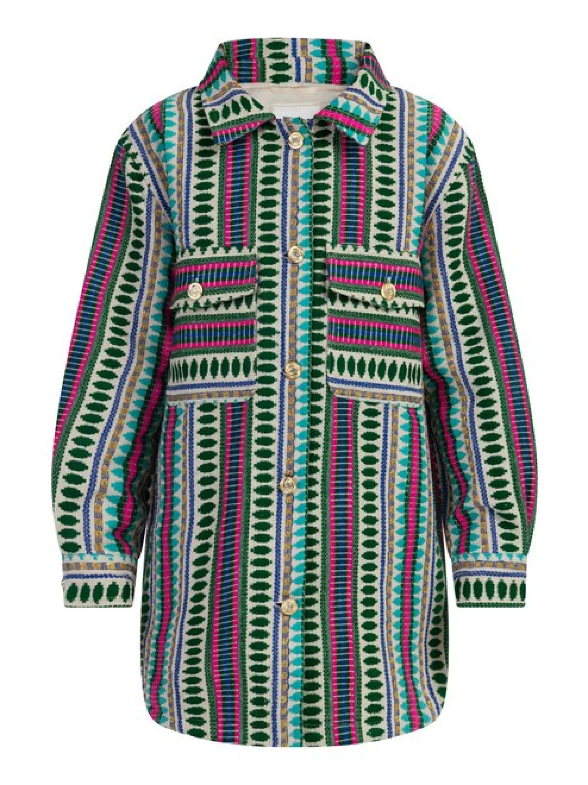 IZIA Mädchen Hemdjacke in türkis