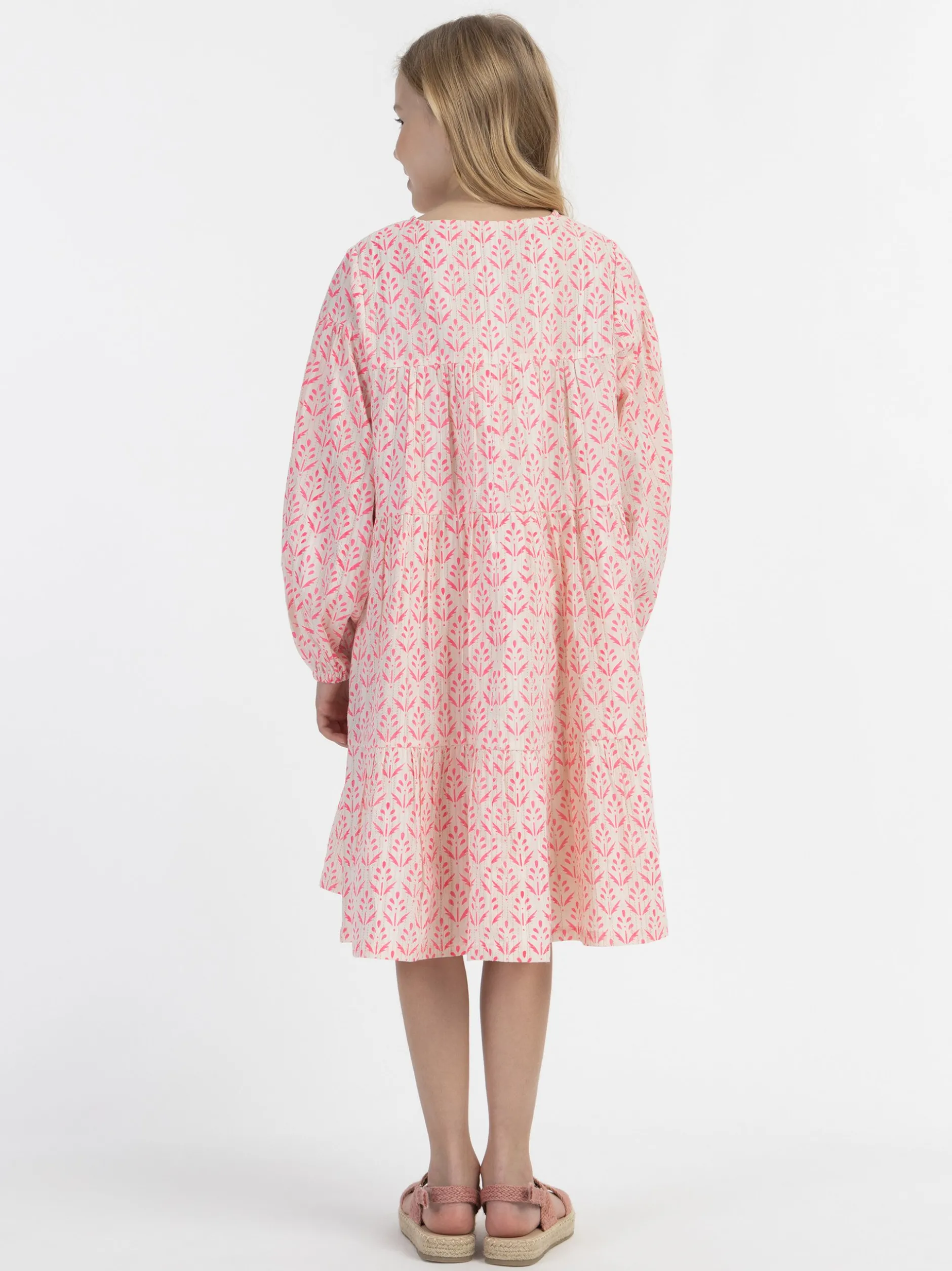 IZIA Mädchen Sommerkleid in pink - Ausschnitt: Rundhals