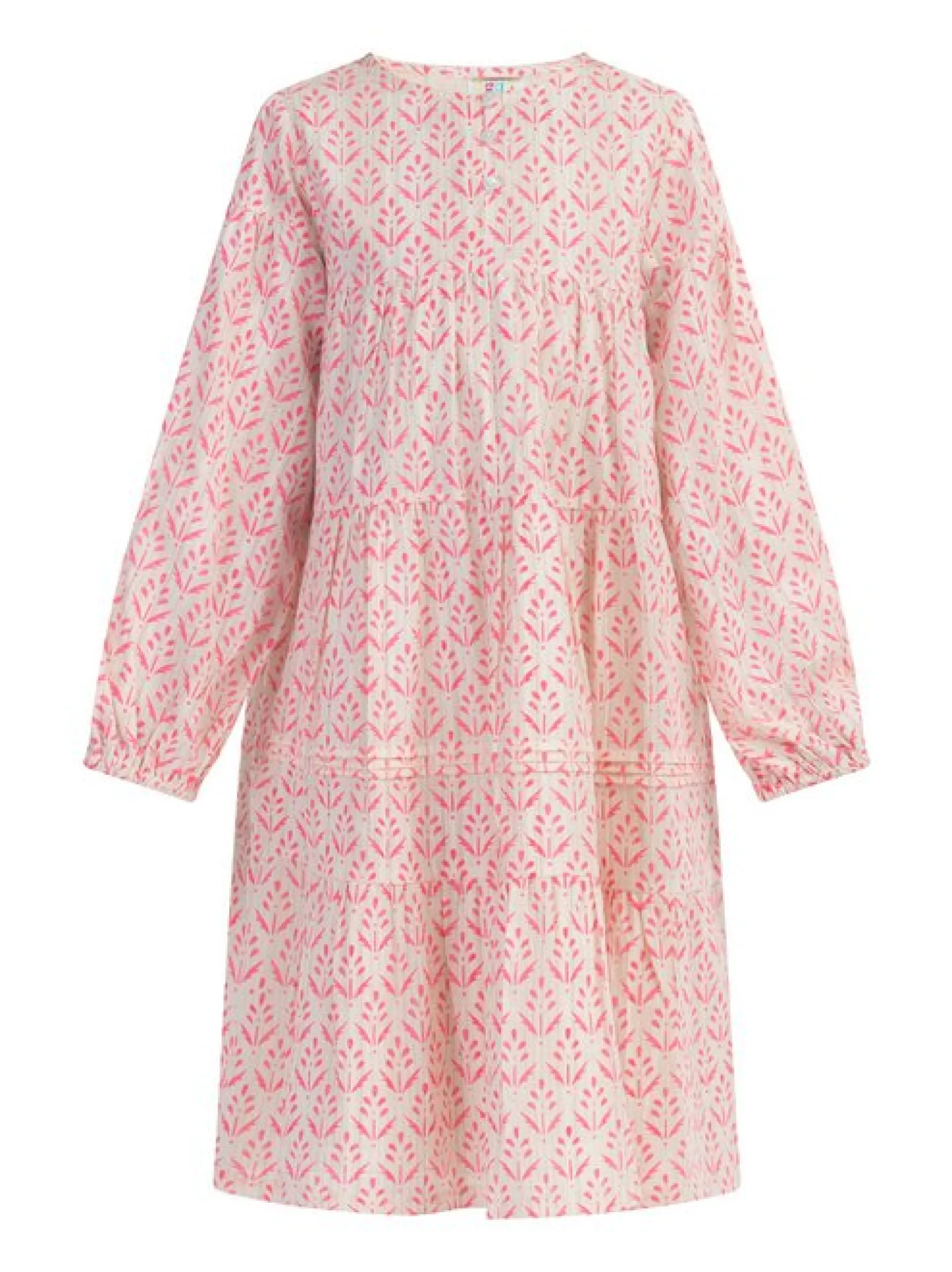 IZIA Mädchen Sommerkleid in pink - Ausschnitt: Rundhals