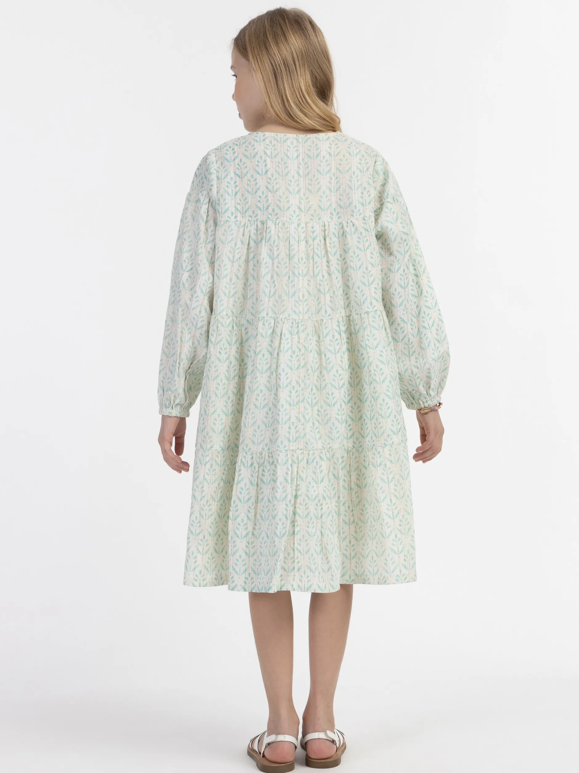 IZIA Mädchen Sommerkleid in türkis - Länge: mittel