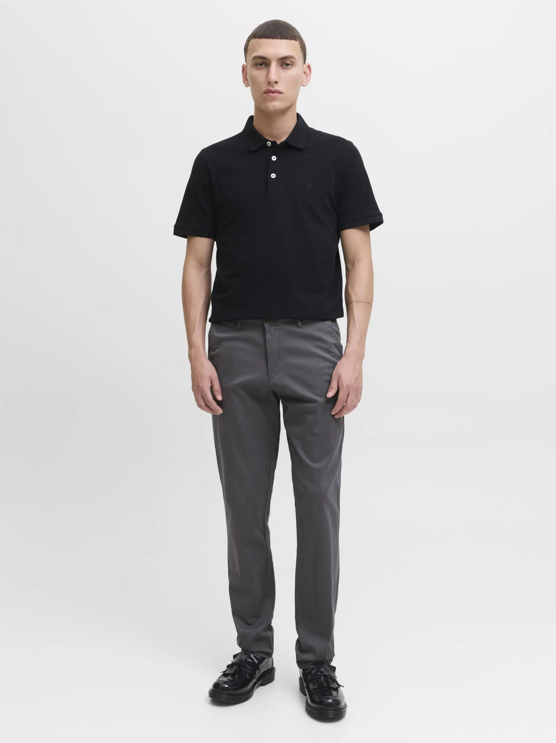 Jack & Jones Herren Chino - JPSTMarco Bowie in anthrazit