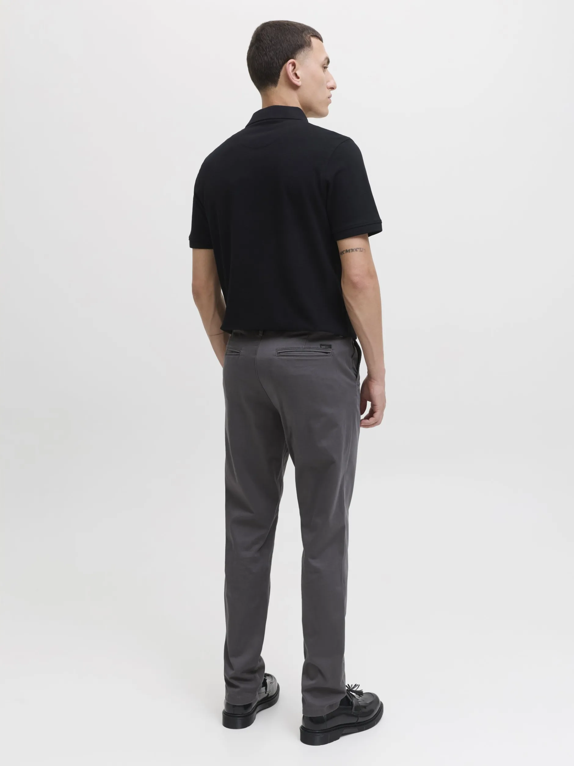 Jack & Jones Herren Chino - JPSTMarco Bowie in anthrazit