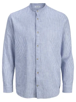 Jack & Jones Herren Hemd - JJESummer in indigo weiß