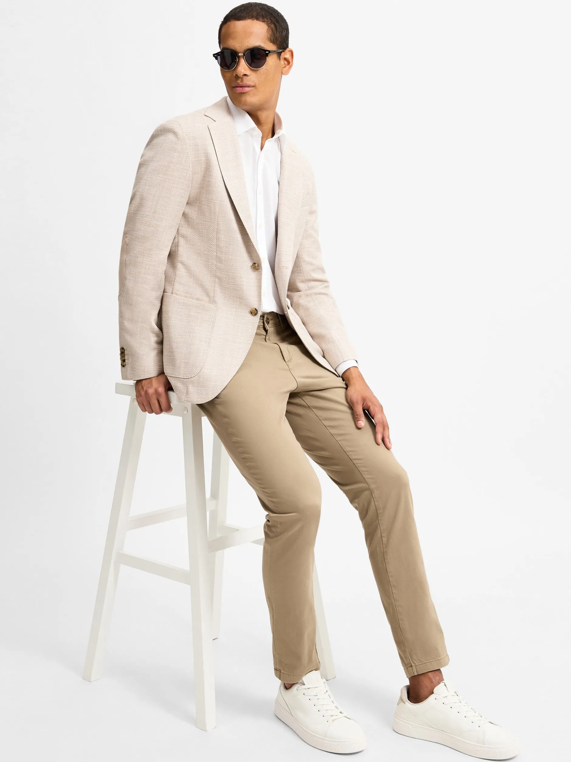 Jack & Jones Herren Hose - JPSTMarco JJBowie in melange