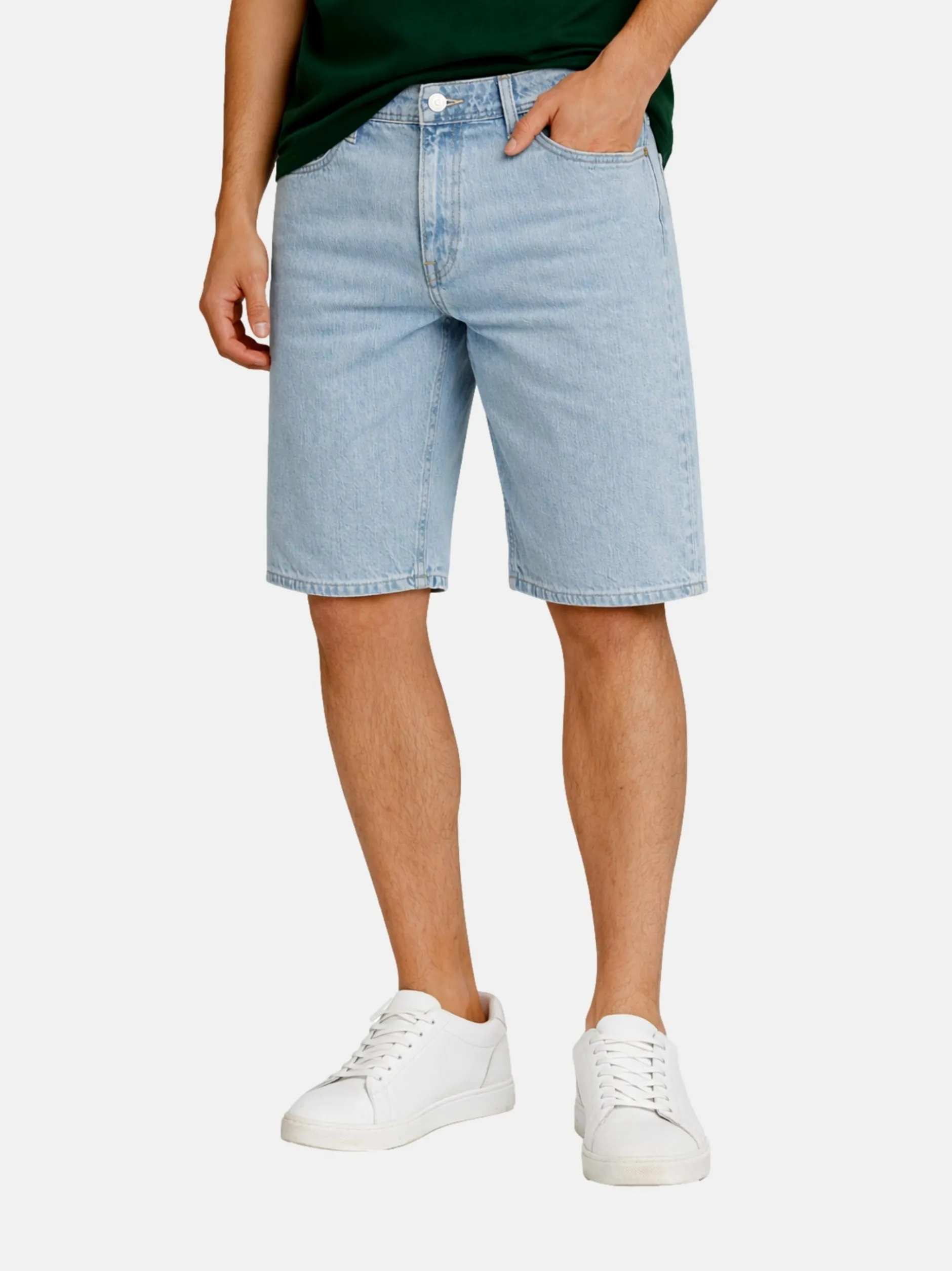 Jack & Jones Herren Jeansshorts in light stone denim