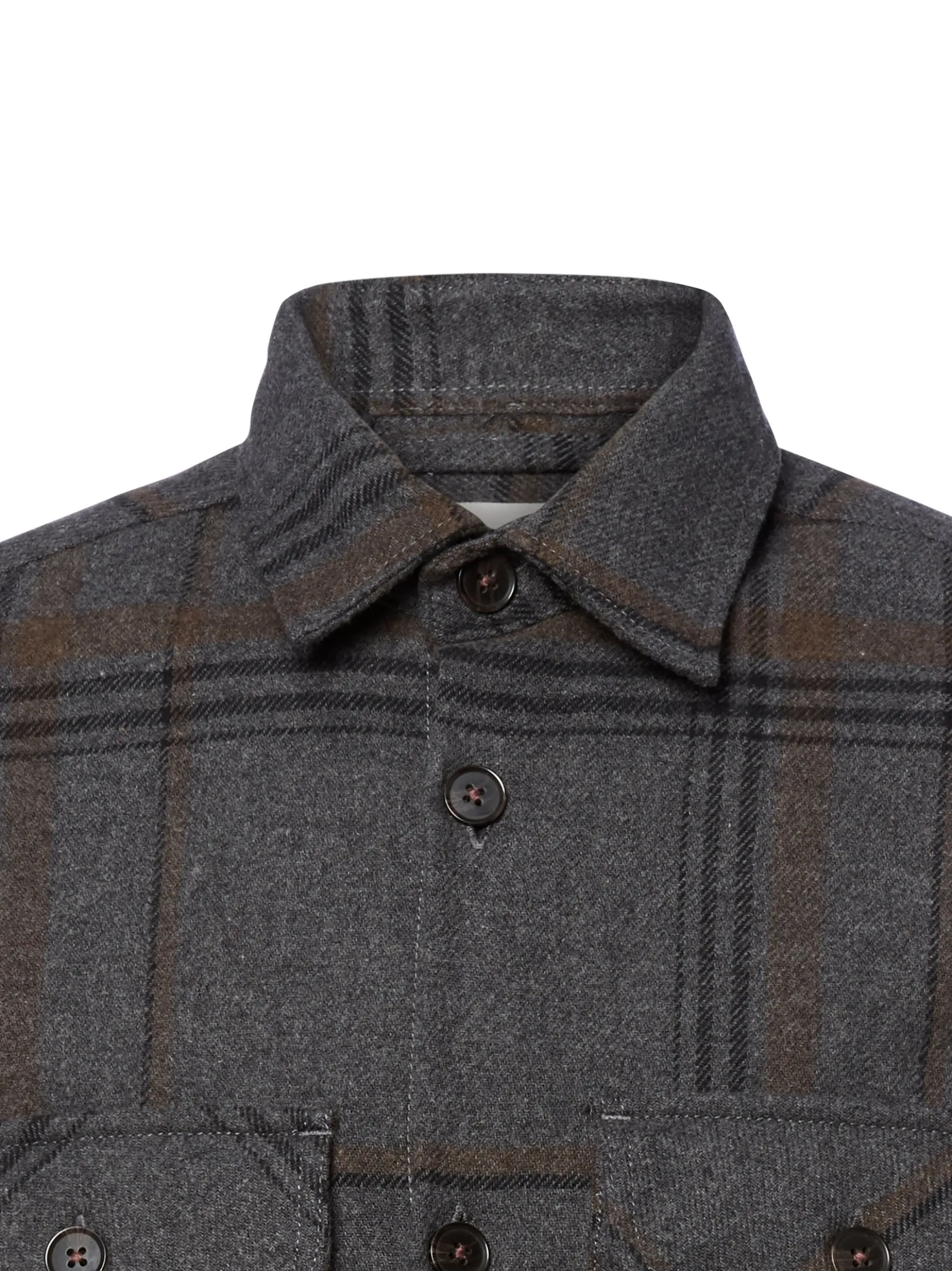 Jack & Jones Herren Overshirt in grau beige