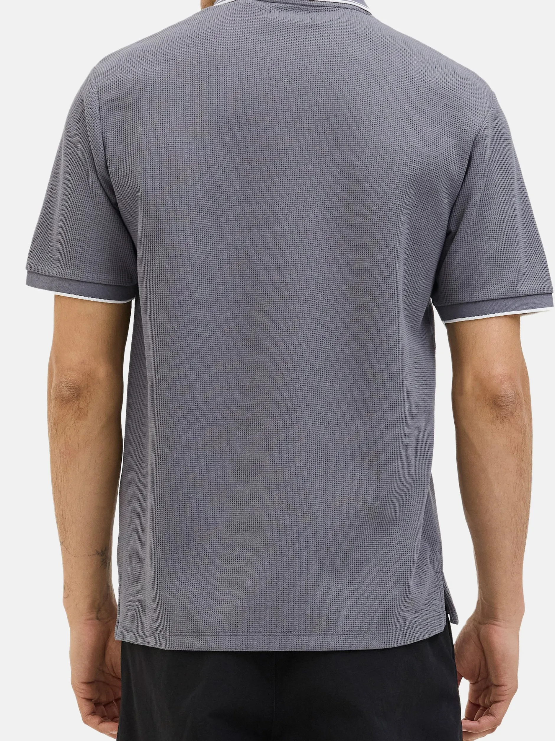 Jack & Jones Herren Poloshirt - 2er Pack Austin in grau
