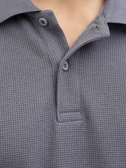 Jack & Jones Herren Poloshirt - 2er Pack Austin in grau