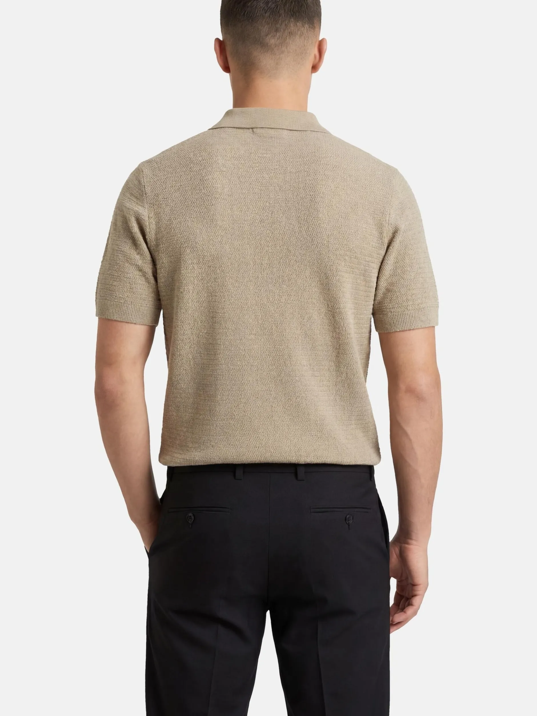 Jack & Jones Herren Poloshirt - 2er Pack Bluriley in braun