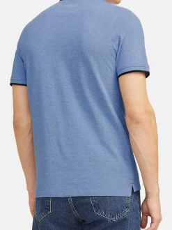 Jack & Jones Herren Poloshirt - 3er Pack Paulos - Slim Fit in denim