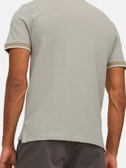 Jack & Jones Herren Poloshirt - 3er Pack Paulos - Slim Fit in beige