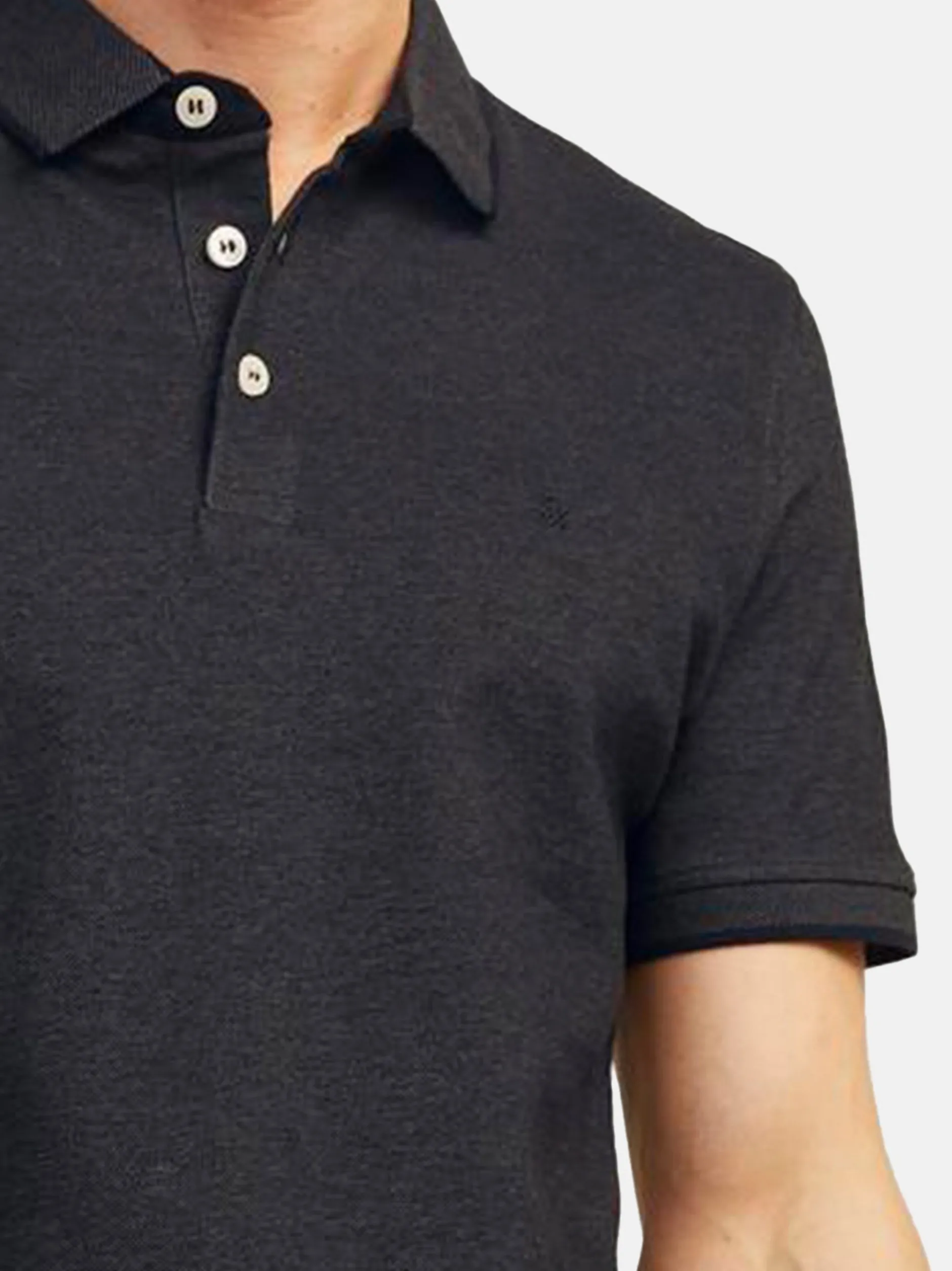 Jack & Jones Herren Poloshirt - 2er Pack Paulos - Slim Fit in grau