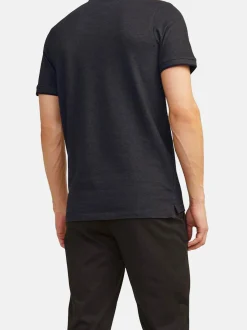 Jack & Jones Herren Poloshirt - 2er Pack Paulos - Slim Fit in grau