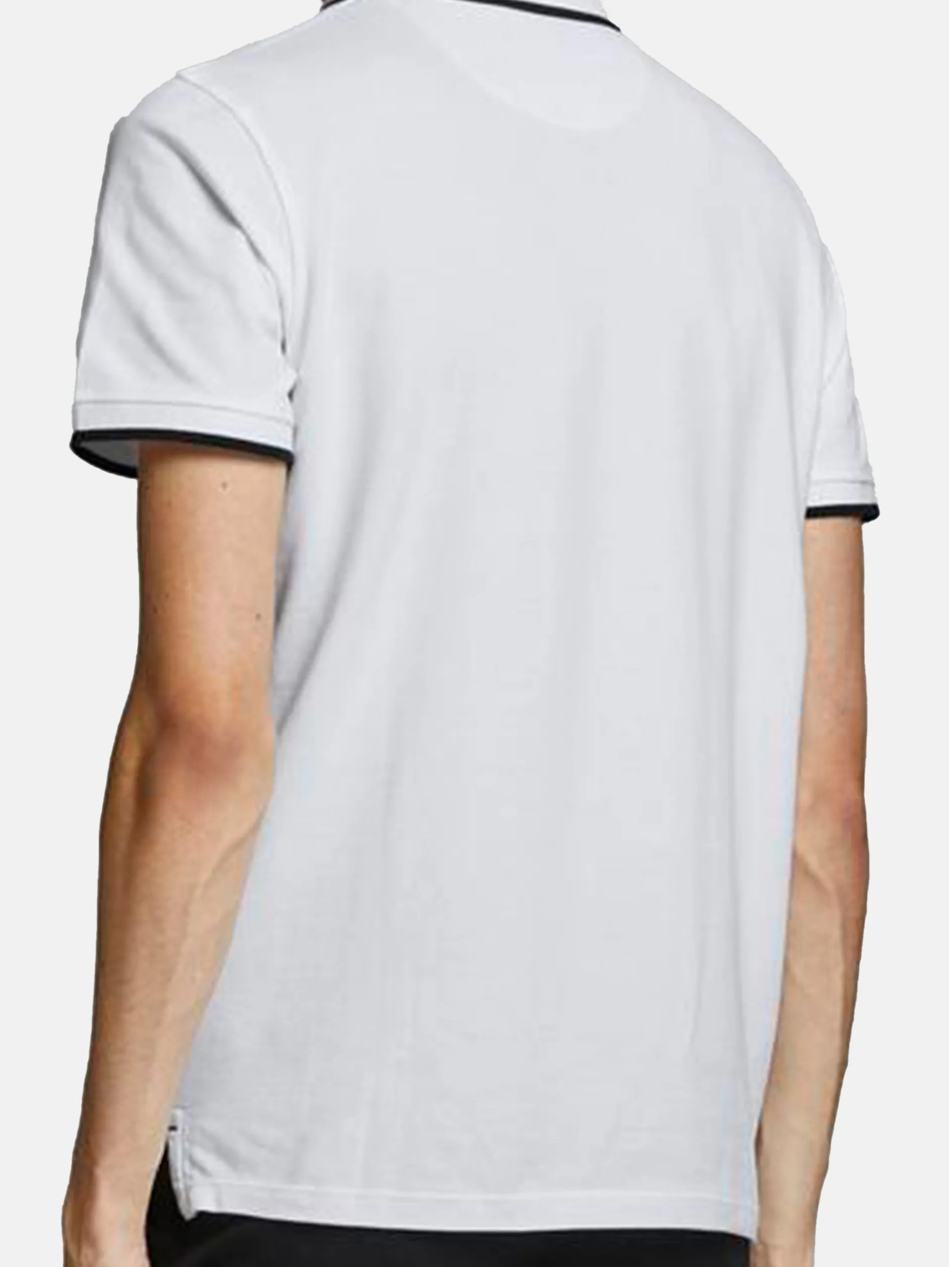 Jack & Jones Herren Poloshirt - 3er Pack Paulos - Slim Fit in beige weiß