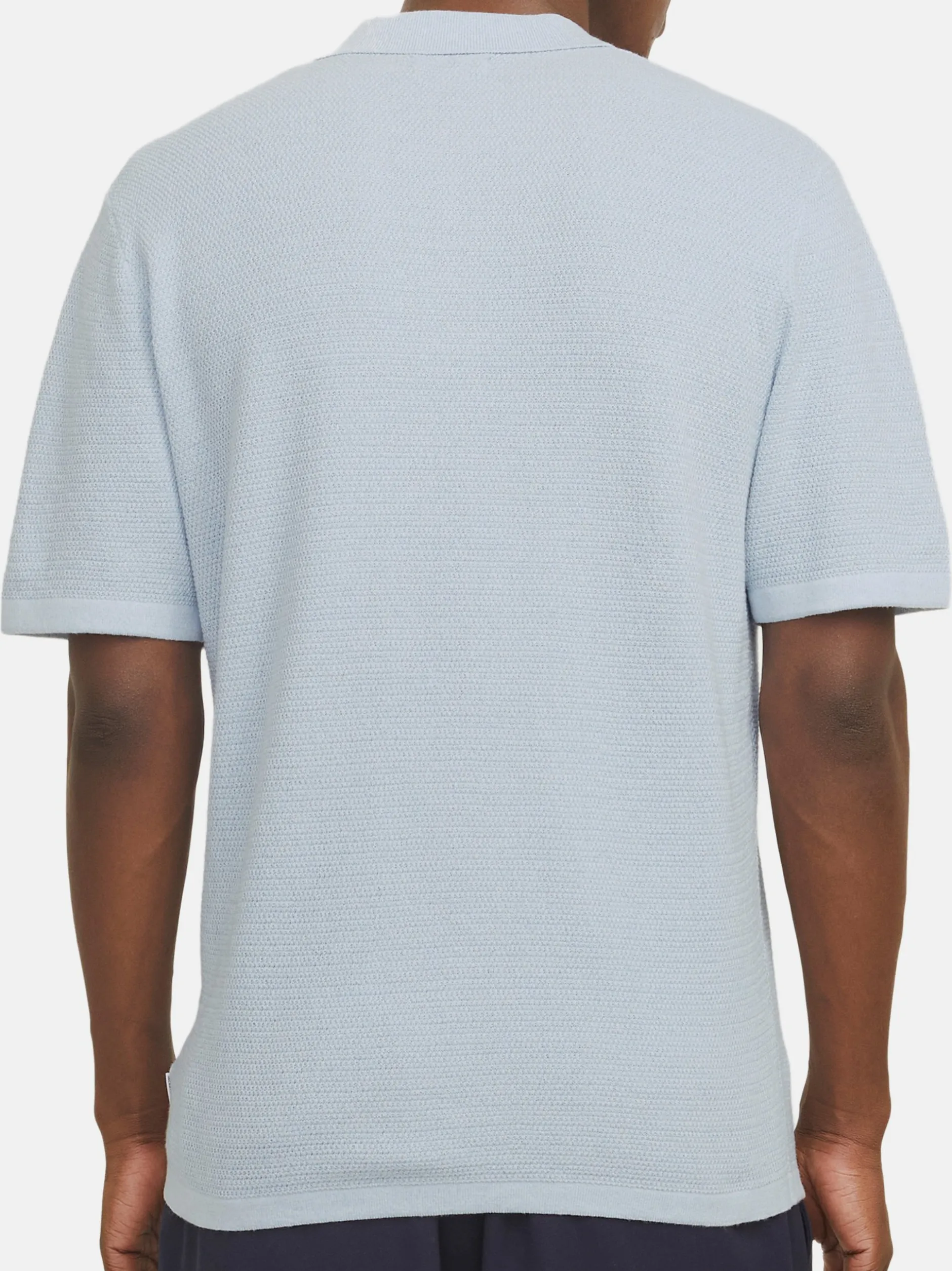 Jack & Jones Herren Poloshirt im 2er-Pack George in ecru hellblau