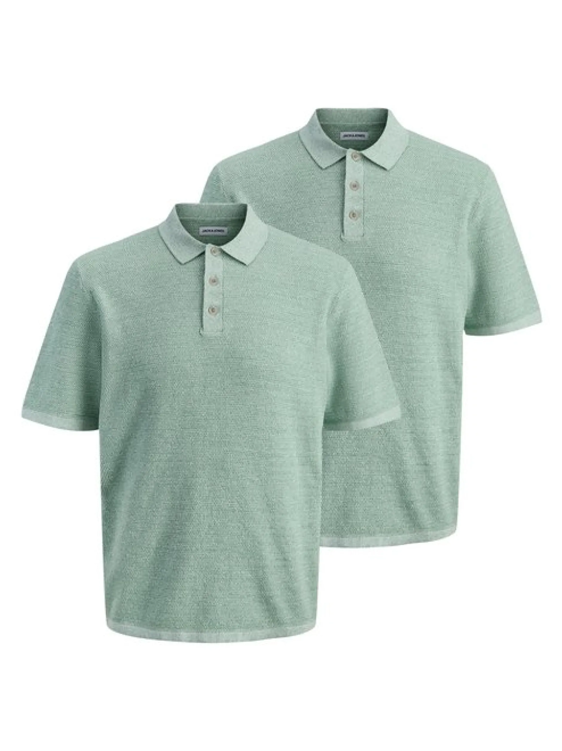 Jack & Jones Herren Poloshirt im 2er-Pack George in grün