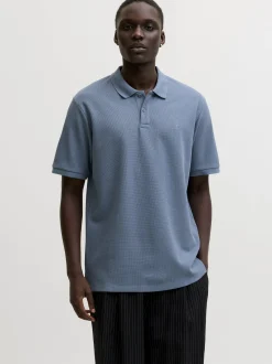 Jack & Jones Herren Poloshirt - JJEaustin in blau