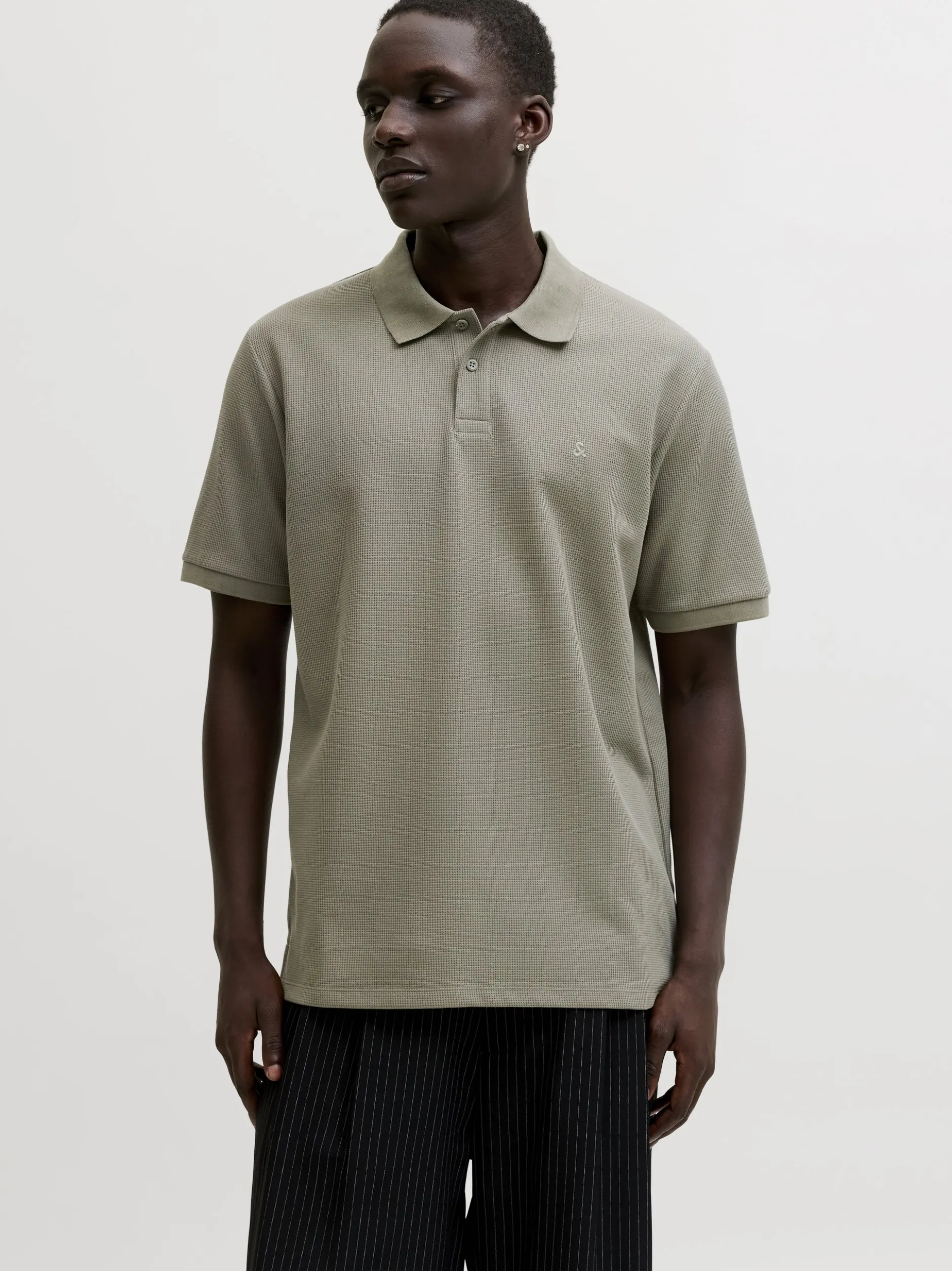 Jack & Jones Herren Poloshirt - JJEaustin in schilf