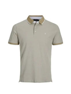 Jack & Jones Herren Poloshirt - Paulos - Slim Fit in beige