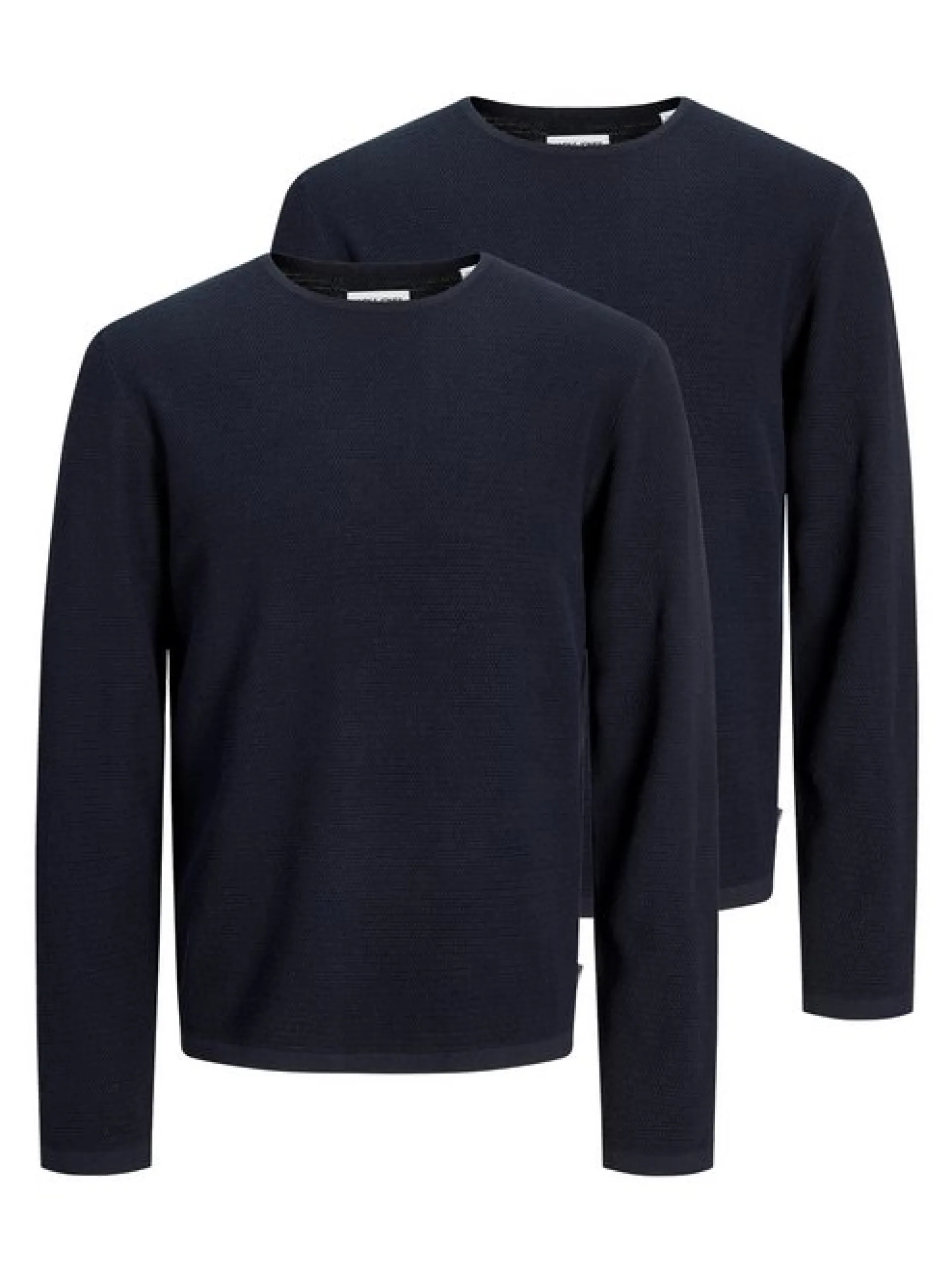 Jack & Jones Herren Pullover - 2er Pack George in blau