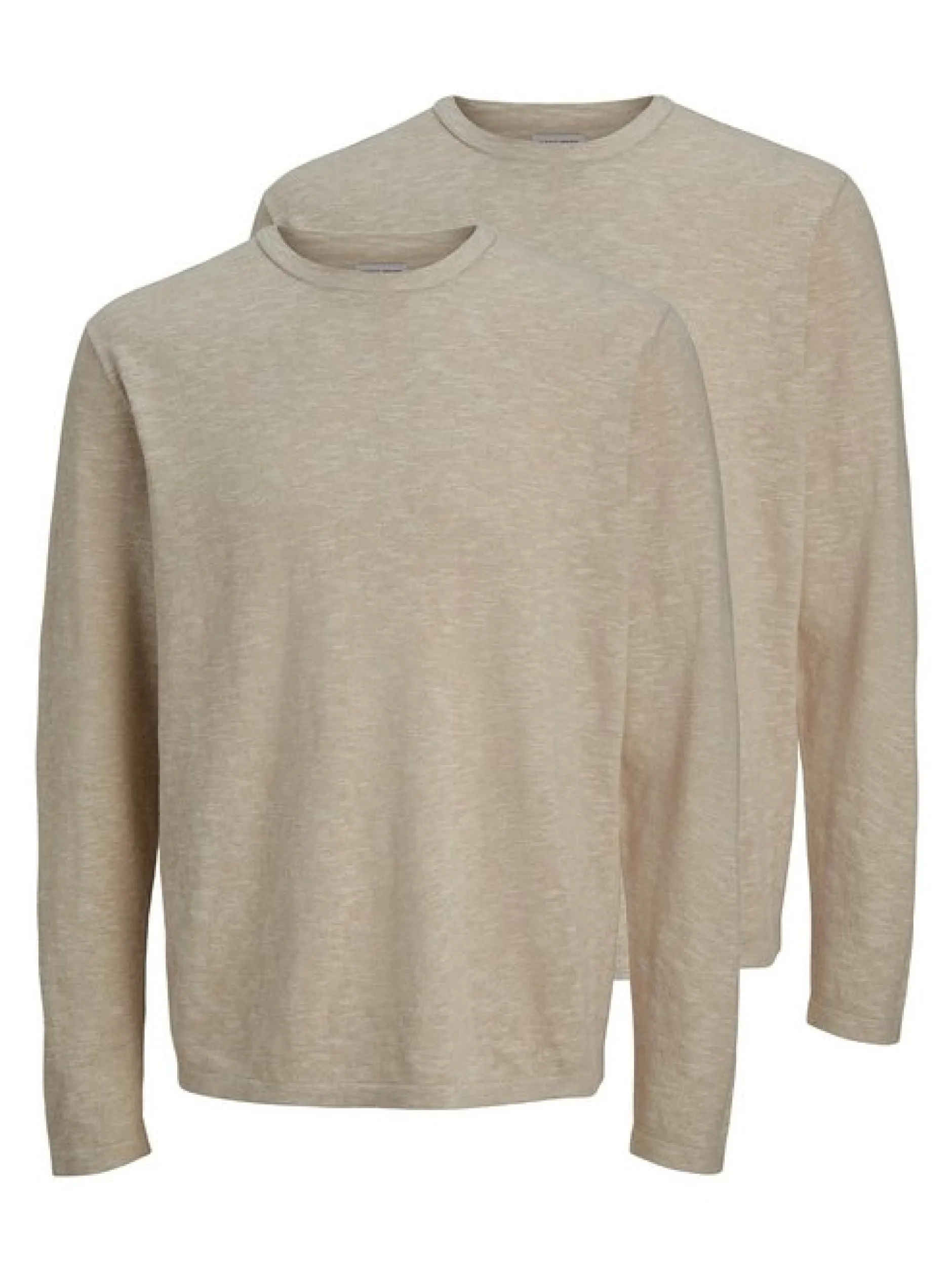 Jack & Jones Herren Pullover - 2er Pack Summer in beige
