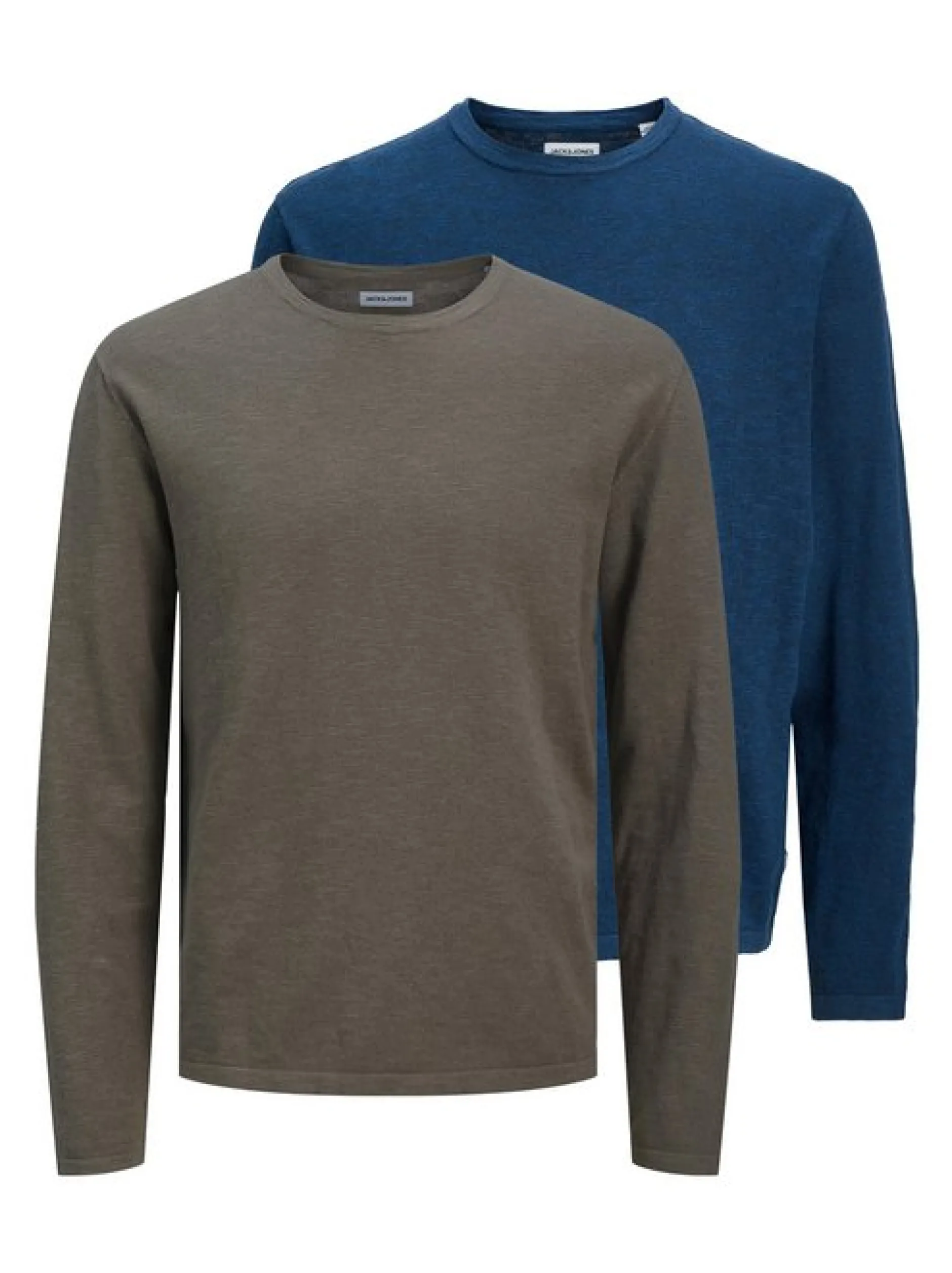 Jack & Jones Herren Pullover - 2er Pack Summer in braun