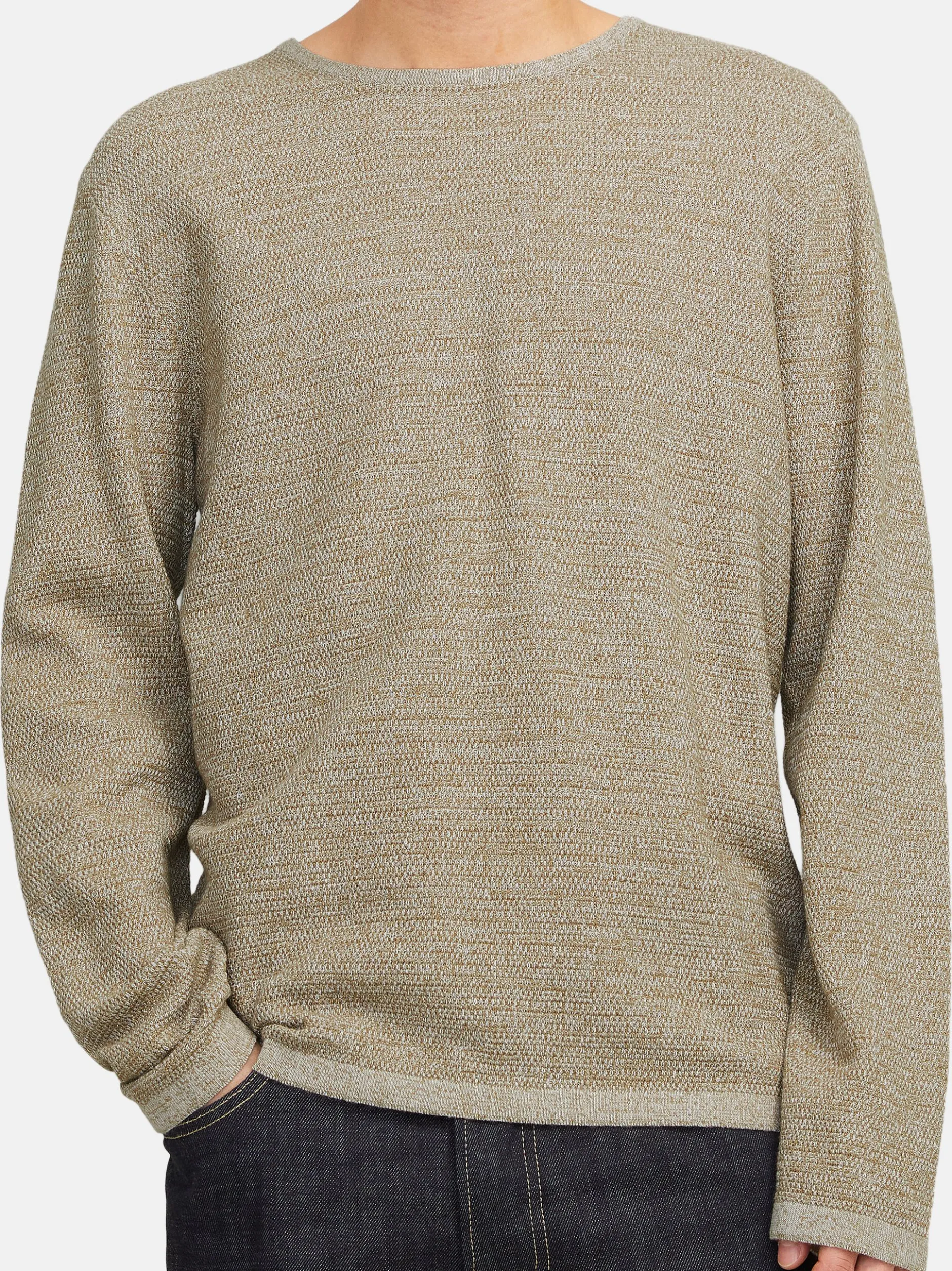 Jack & Jones Herren Pullover - 2er Pack George in beige