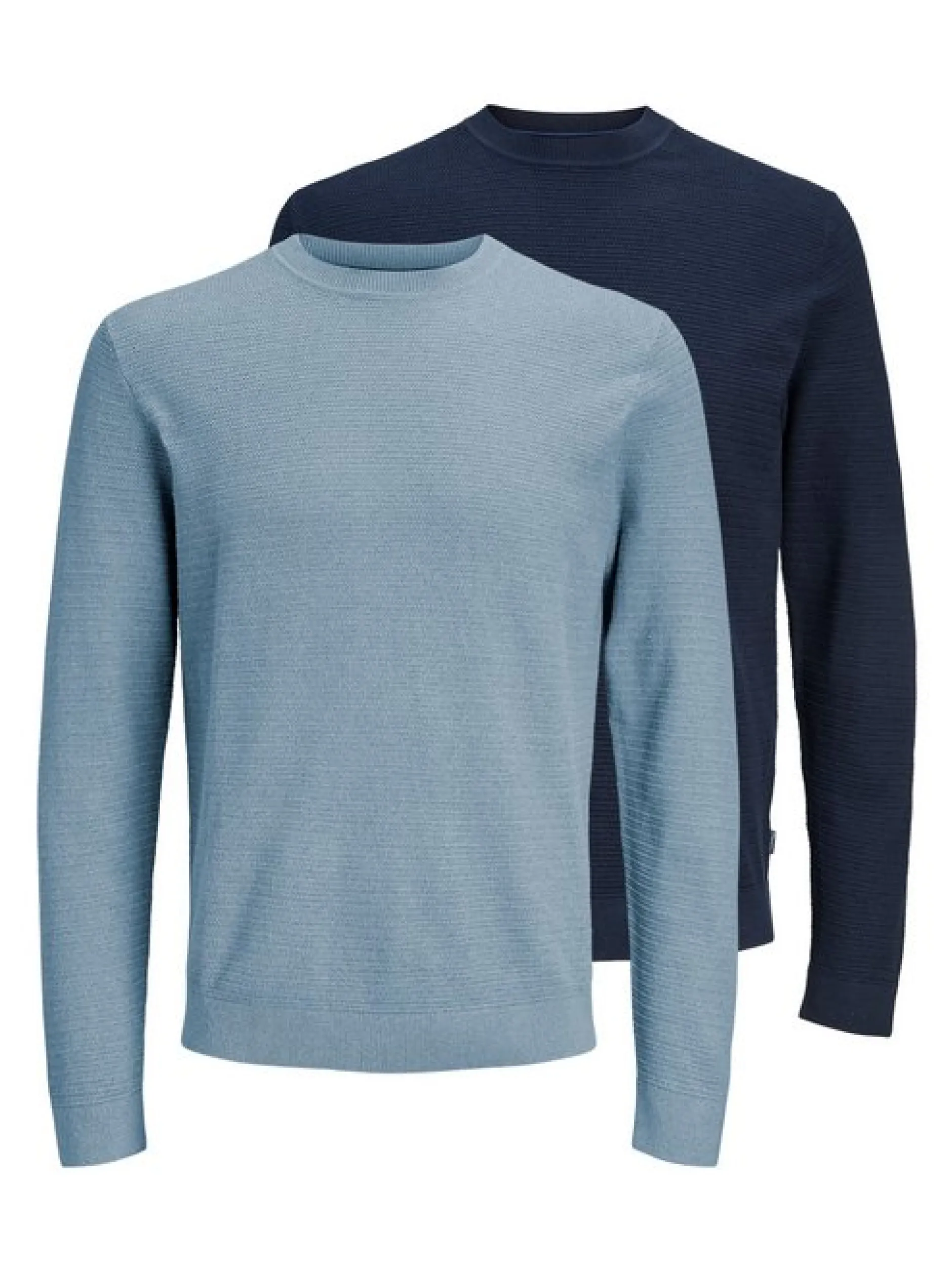 Jack & Jones Herren Pullover - 2er Pack Bluriley in mehrfarbig