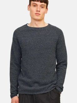 Jack & Jones Herren Pullover im 2er-Pack Hill in anthrazit