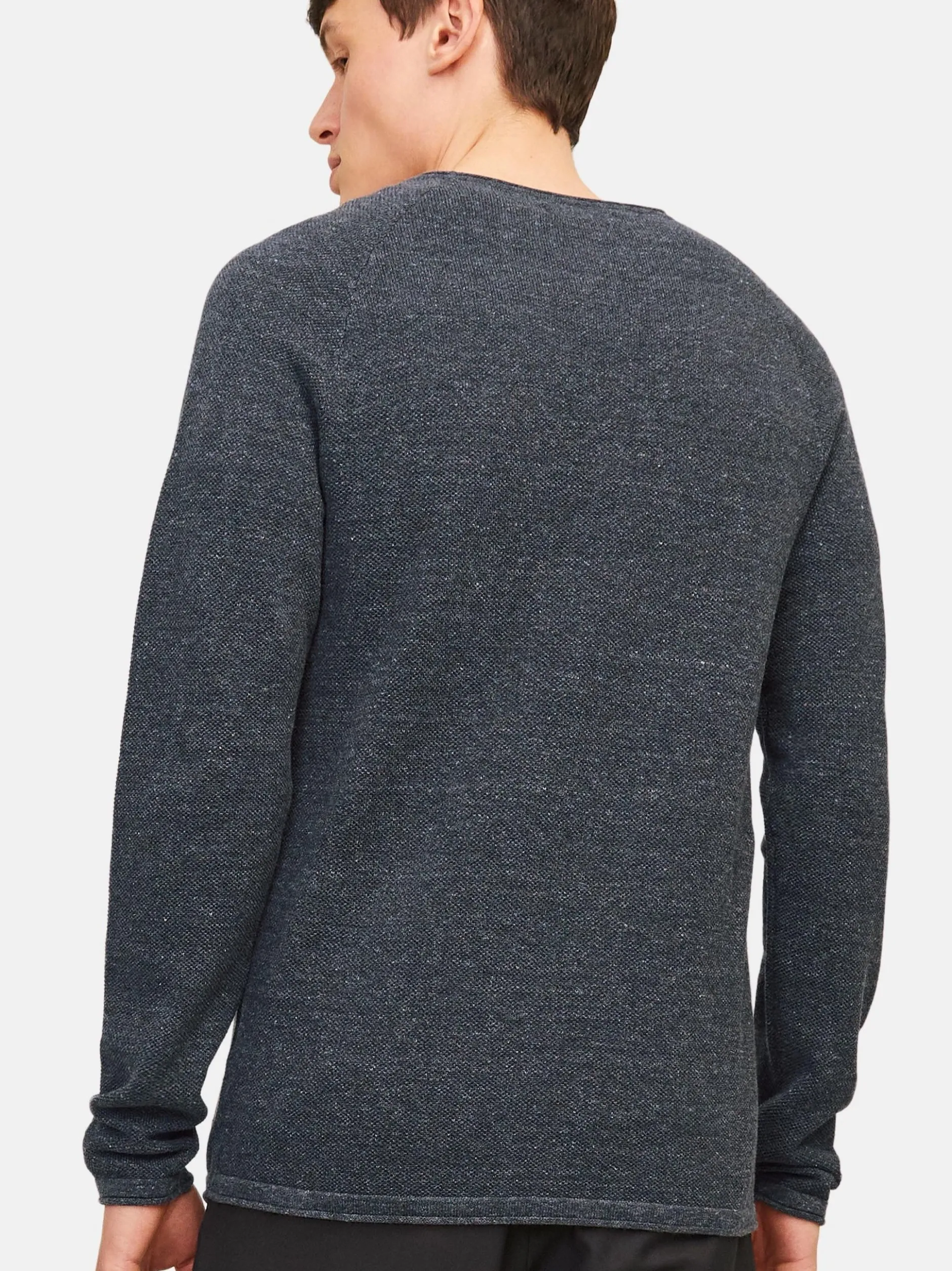 Jack & Jones Herren Pullover im 2er-Pack Hill in anthrazit