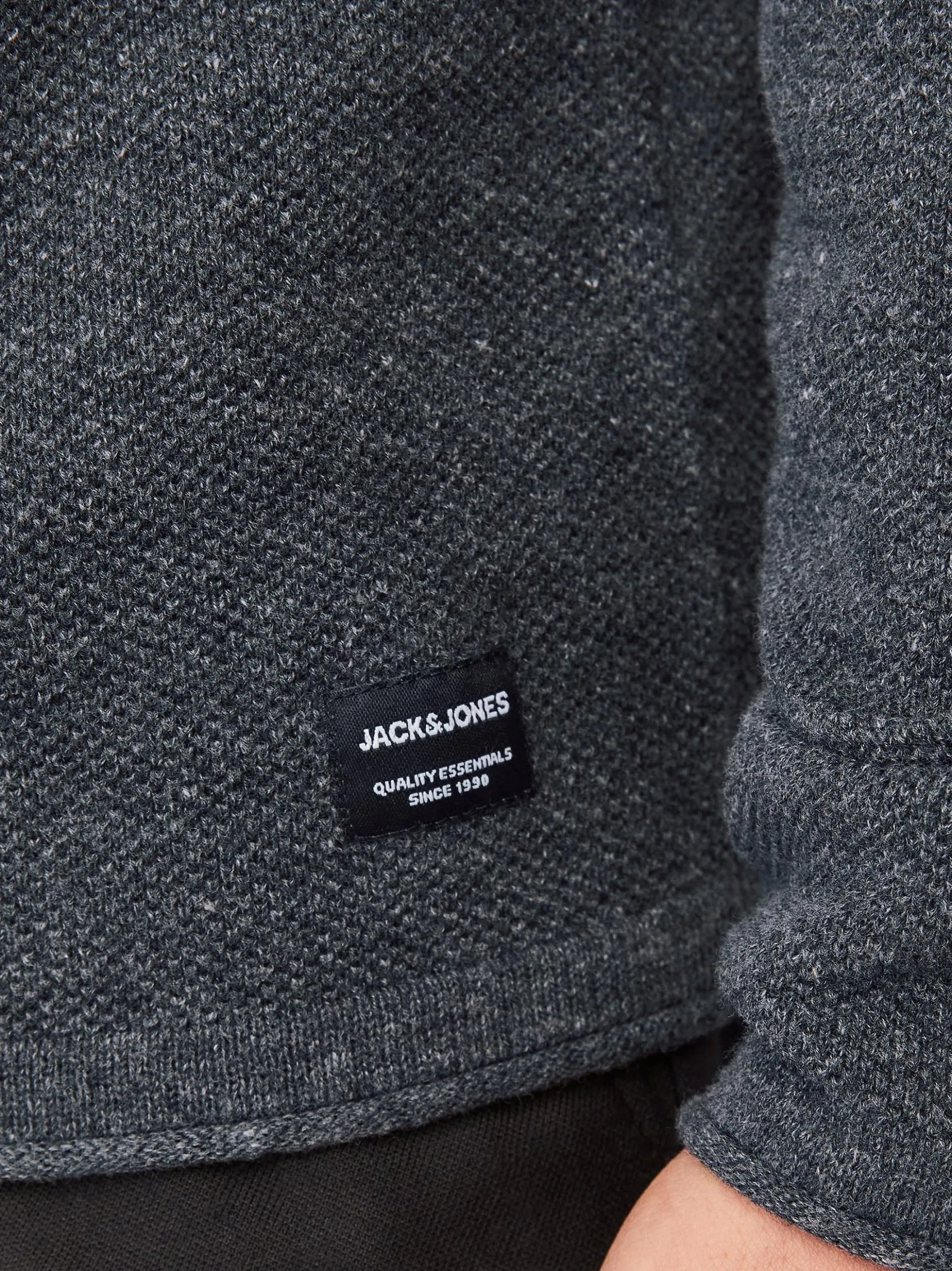 Jack & Jones Herren Pullover im 2er-Pack Hill in anthrazit