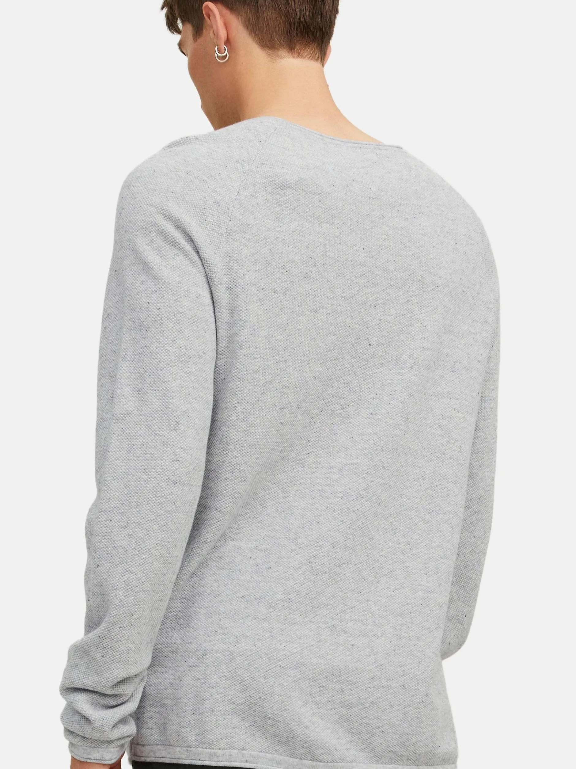 Jack & Jones Herren Pullover im 2er-Pack Hill in grau