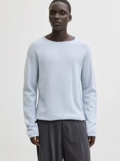 Jack & Jones Herren Pullover - JJEhill in hellblau