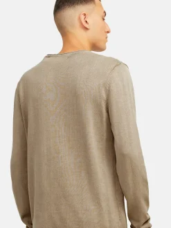 Jack & Jones Herren Pullover - Leo in beige