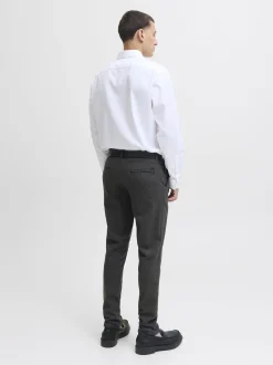 Jack & Jones Herren Stoffhose - JPSTMarco Bowie in anthrazit