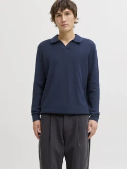 Jack & Jones Herren Strickpullover - JPRbluriley in marine