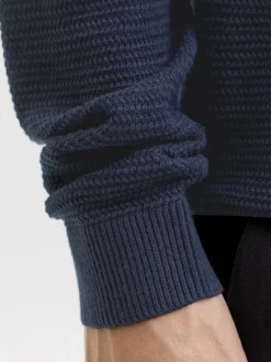 Jack & Jones Herren Strickpullover - JPRbluriley in marine